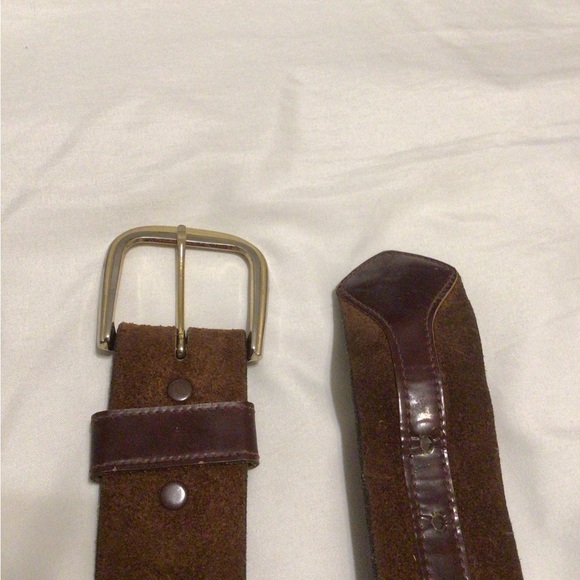 Brushed leather belt - Picture 4 of 6